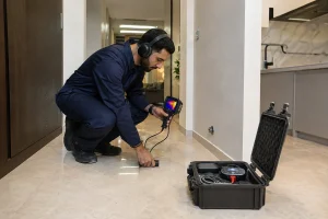 كشف تسربات المياه بدون تكسير
